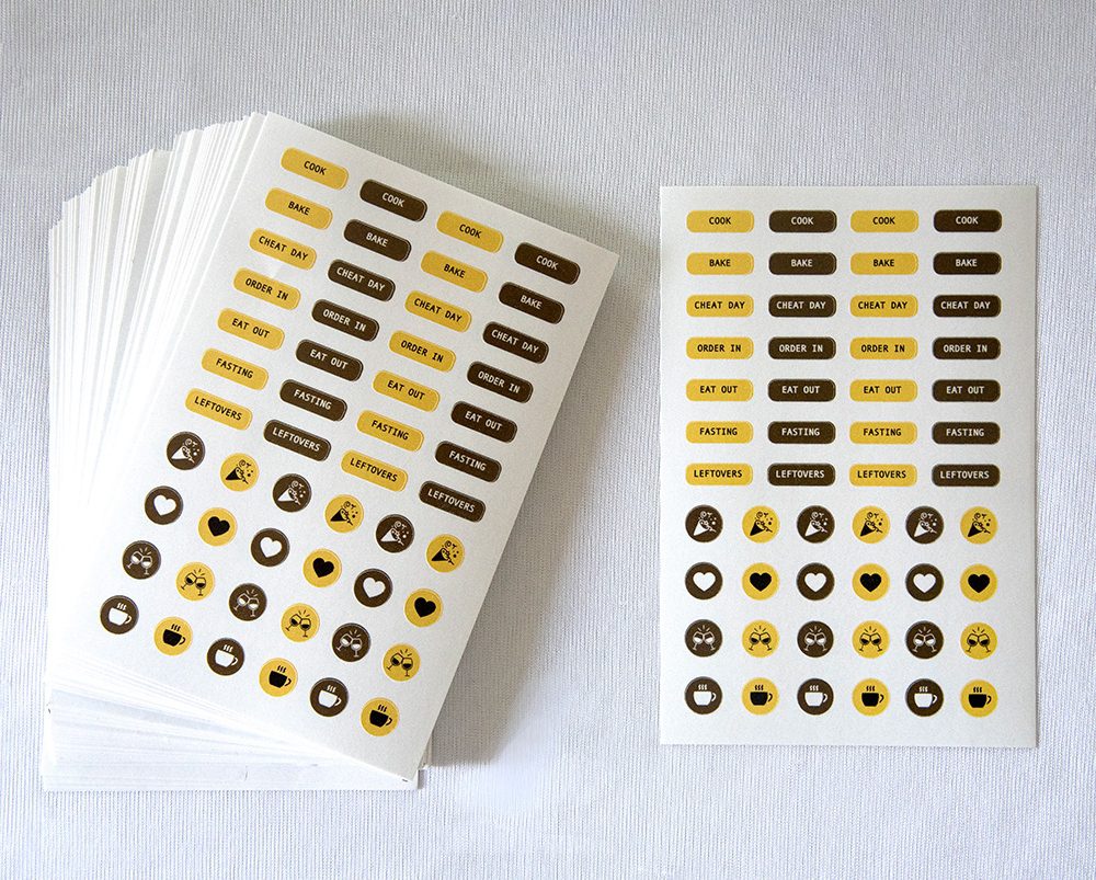 Meal Planner Stickers - Decluttercat - 5
