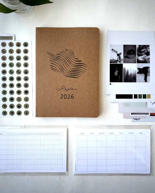 The 2026 Box - Rhythm 2026 Gift Box - Planner, trackers, stickers & more - Decluttercat - 1